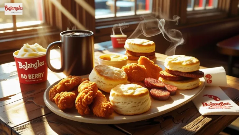Bojangles Breakfast menu with prices and all day specials 2025