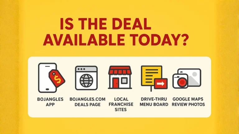 Inquiry about today's availability of the Bojangles 2 for $5 deal.